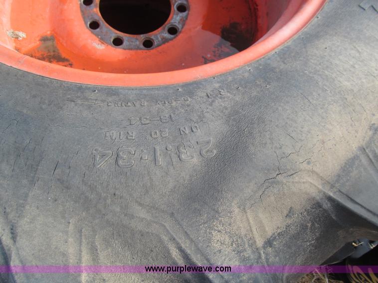 image for item E7503 (2) 23.1-34 tractor tires