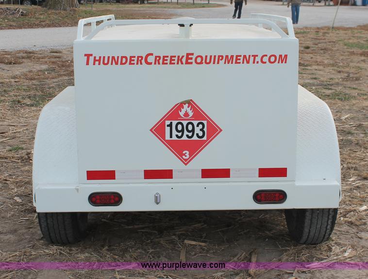 image for item O9432 2010 Thunder Creek LDJ 500 gallon diesel fuel tank trailer
