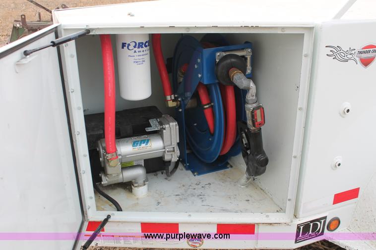 image for item O9432 2010 Thunder Creek LDJ 500 gallon diesel fuel tank trailer