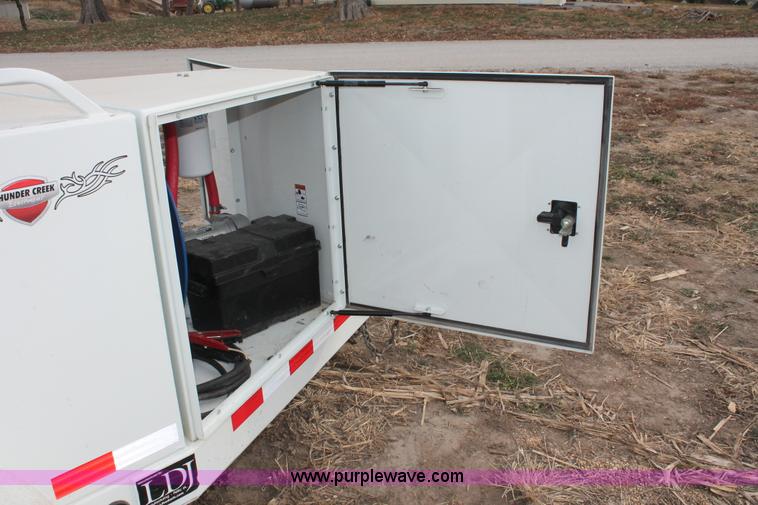image for item O9432 2010 Thunder Creek LDJ 500 gallon diesel fuel tank trailer