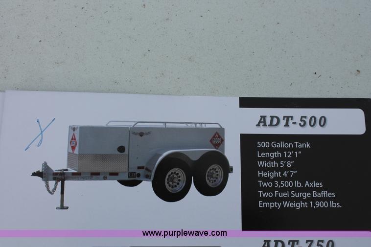 image for item O9432 2010 Thunder Creek LDJ 500 gallon diesel fuel tank trailer