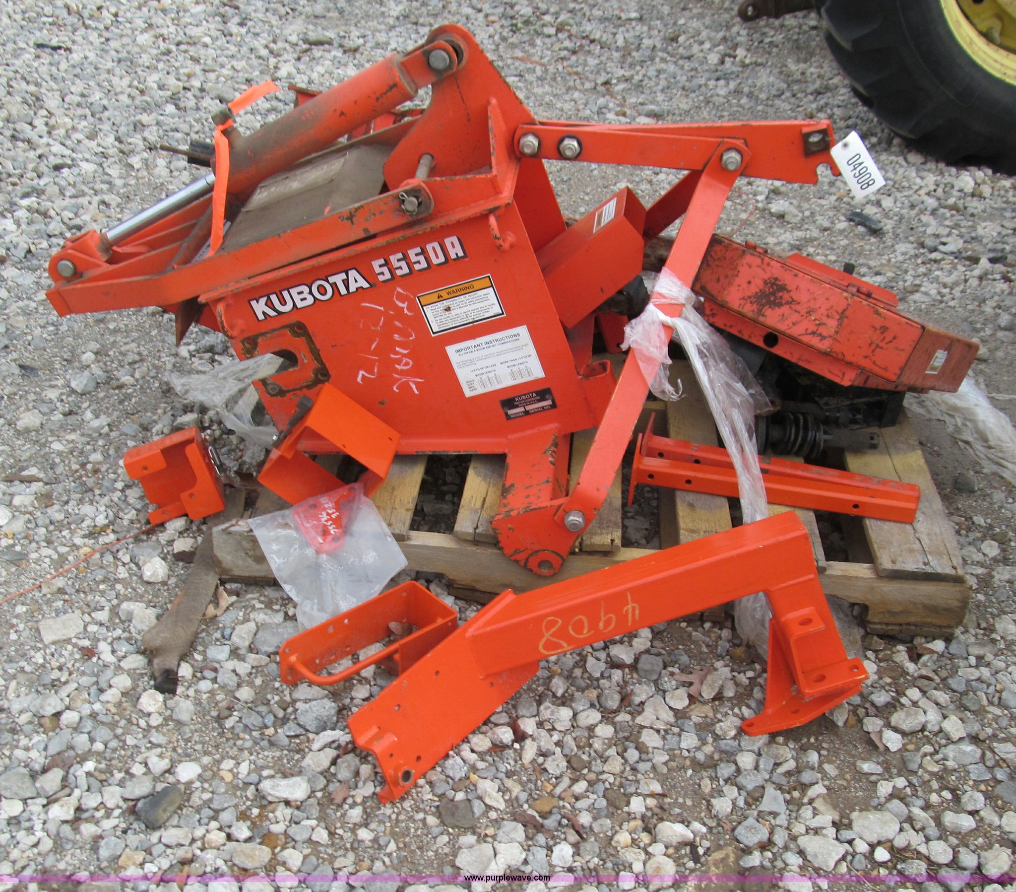 Kubota 5550A parts and three point trencher attachment in Idabel, OK