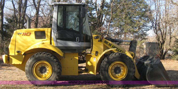 image for item B8469 2006 New Holland W110 wheel loader