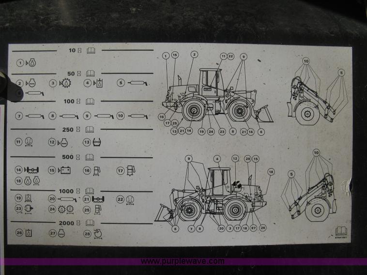 image for item B8469 2006 New Holland W110 wheel loader