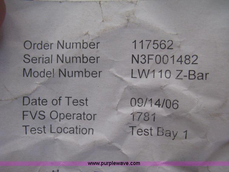 image for item B8469 2006 New Holland W110 wheel loader