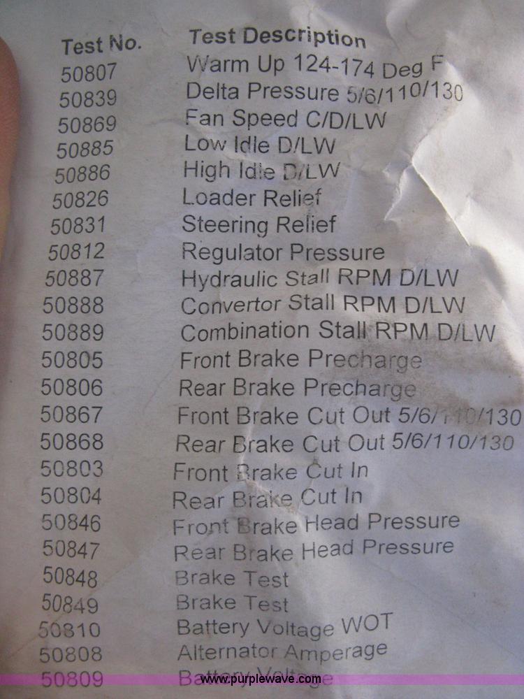 image for item B8469 2006 New Holland W110 wheel loader