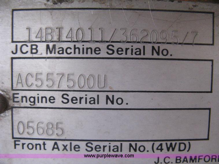 image for item B8476 1990 JCB 1400B Extradig backhoe