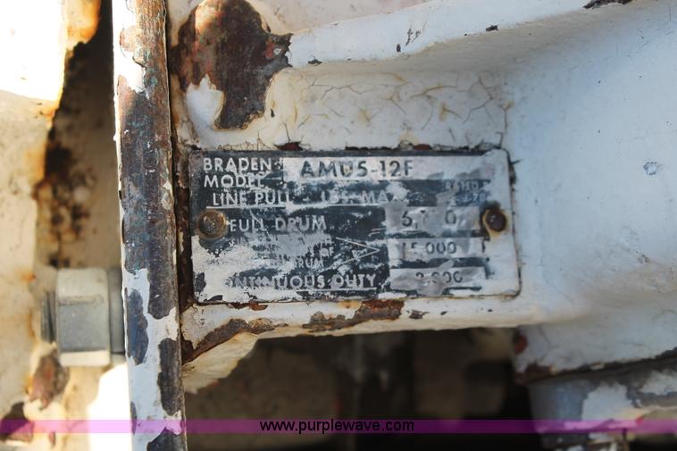 image for item E2811 1984 Chevrolet Kodiak C7D042 Digger Derrick truck