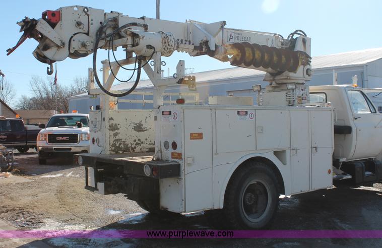 image for item E2811 1984 Chevrolet Kodiak C7D042 Digger Derrick truck