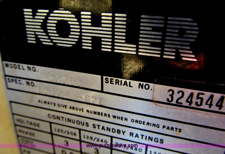 image for item E3606 Kohler 45RZ62 Fast Response II generator