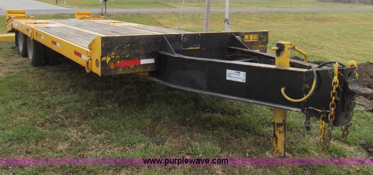 image for item E3623 1982 shop built tandem axle equipment trailer