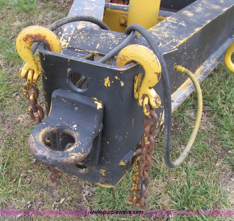 image for item E3623 1982 shop built tandem axle equipment trailer