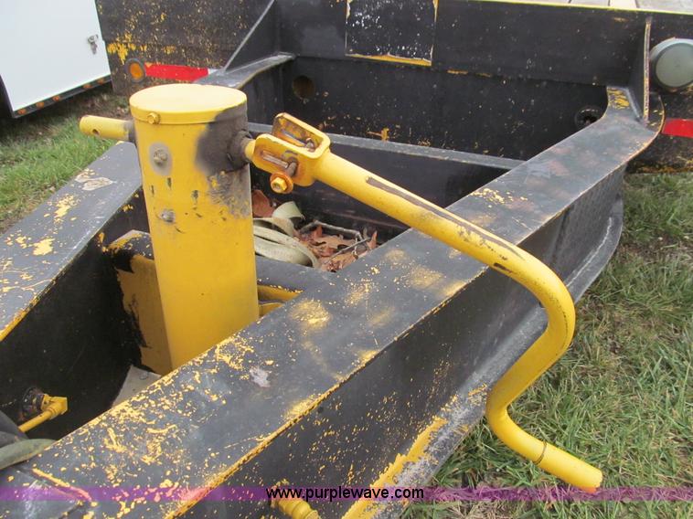 image for item E3623 1982 shop built tandem axle equipment trailer