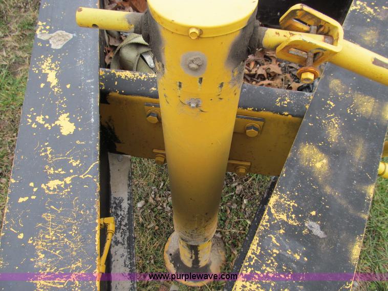 image for item E3623 1982 shop built tandem axle equipment trailer