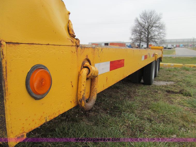 image for item E3623 1982 shop built tandem axle equipment trailer