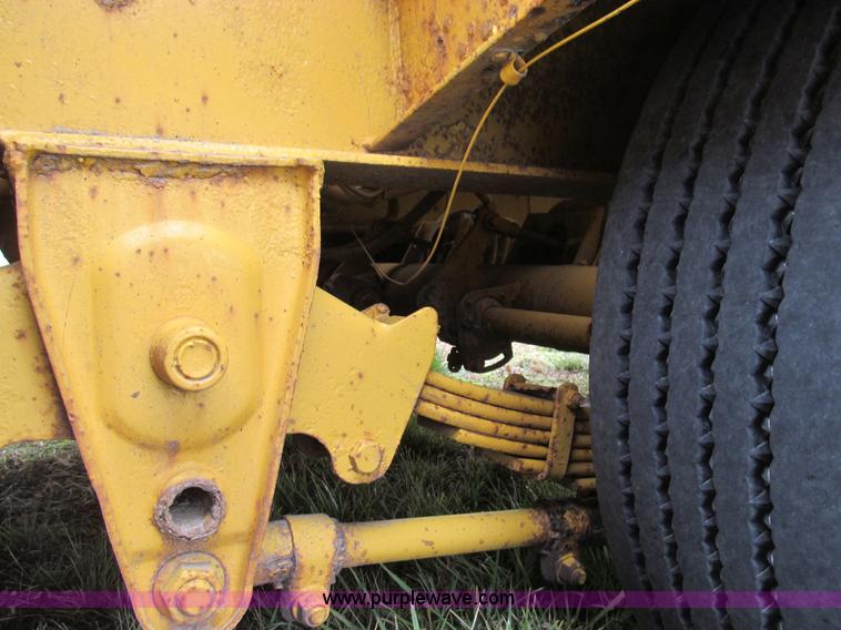 image for item E3623 1982 shop built tandem axle equipment trailer