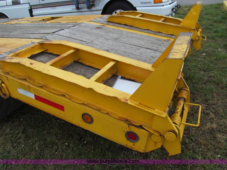 image for item E3623 1982 shop built tandem axle equipment trailer