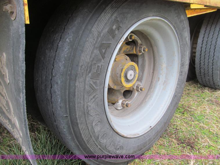 image for item E3623 1982 shop built tandem axle equipment trailer