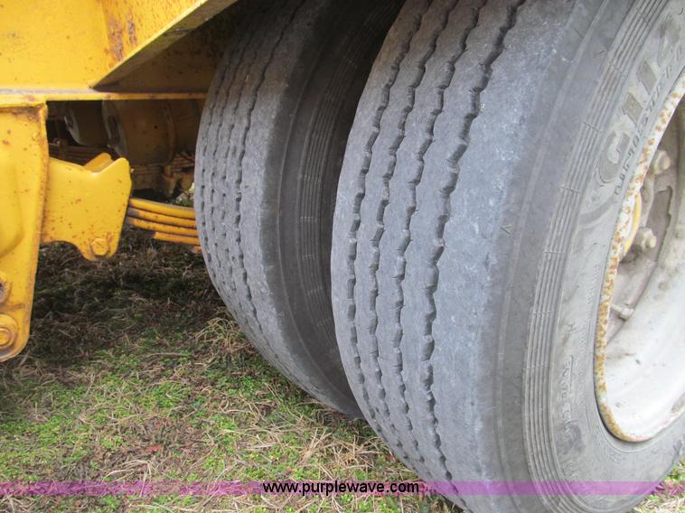 image for item E3623 1982 shop built tandem axle equipment trailer