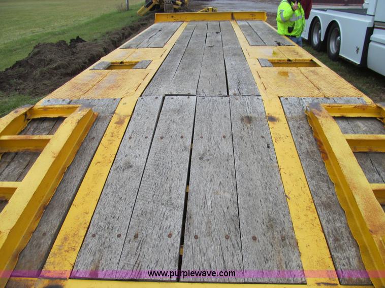 image for item E3623 1982 shop built tandem axle equipment trailer