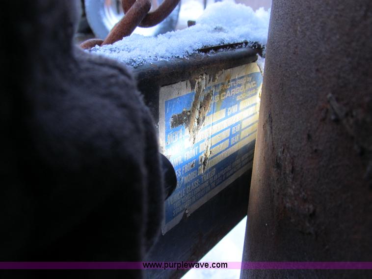 image for item E3634 1989 Wells Cargo steel tool trailer