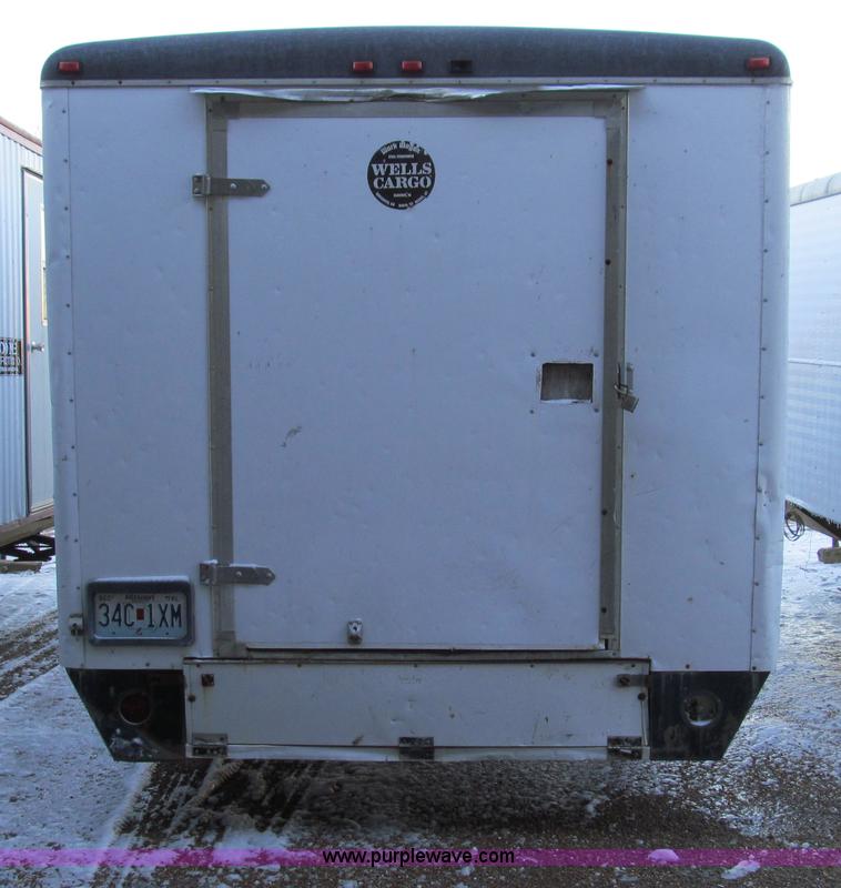 image for item E3635 1994 Wells cargo tool trailer