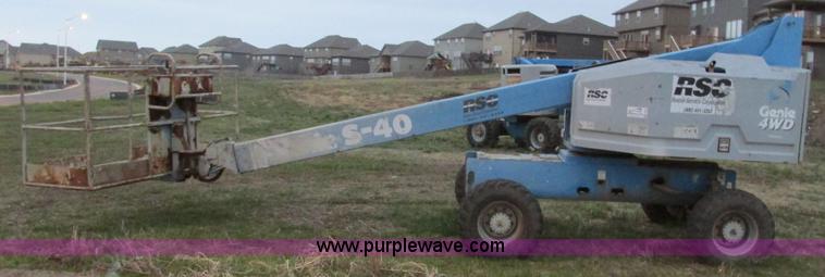 image for item F4155 1996 Genie S40 boom lift