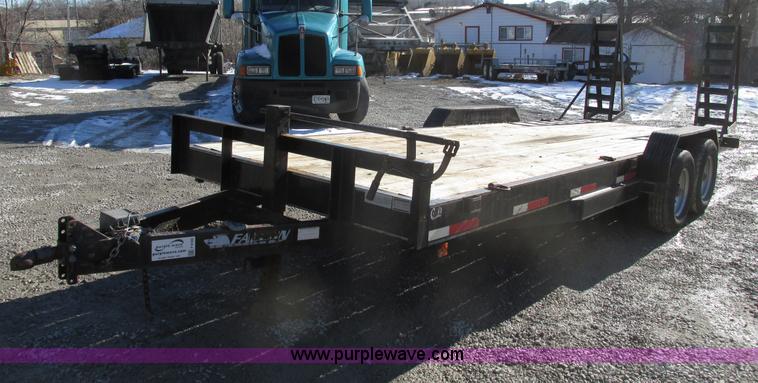 image for item F4180 2008 Falcon 22' equipment trailer
