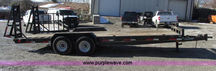 image for item F4180 2008 Falcon 22' equipment trailer
