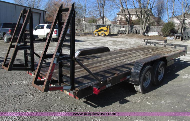 image for item F4180 2008 Falcon 22' equipment trailer