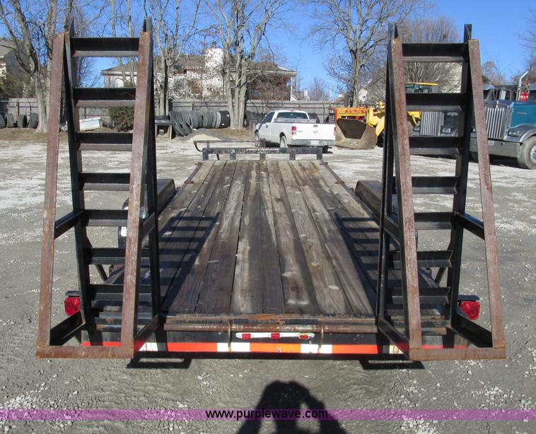 image for item F4180 2008 Falcon 22' equipment trailer