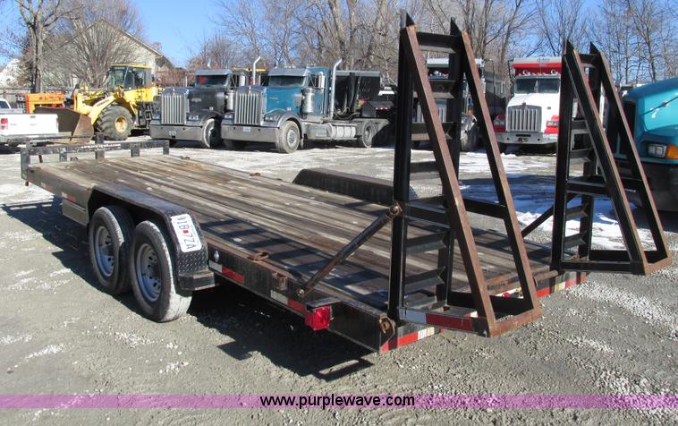 image for item F4180 2008 Falcon 22' equipment trailer