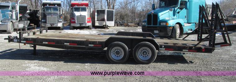 image for item F4180 2008 Falcon 22' equipment trailer