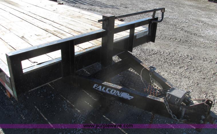 image for item F4180 2008 Falcon 22' equipment trailer