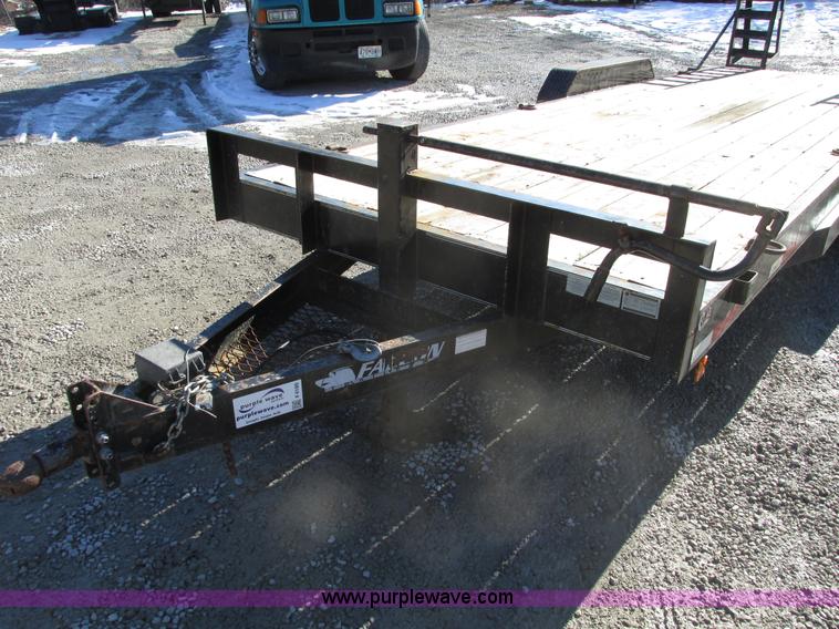 image for item F4180 2008 Falcon 22' equipment trailer