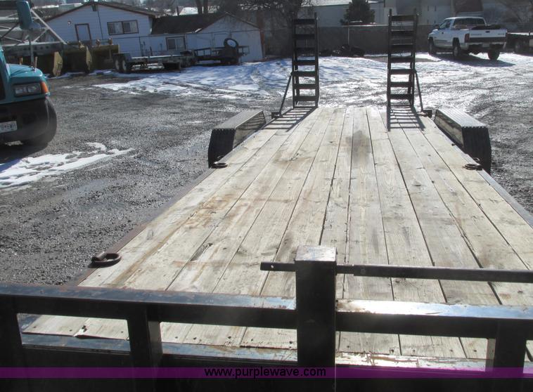 image for item F4180 2008 Falcon 22' equipment trailer