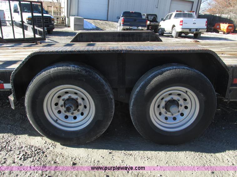 image for item F4180 2008 Falcon 22' equipment trailer