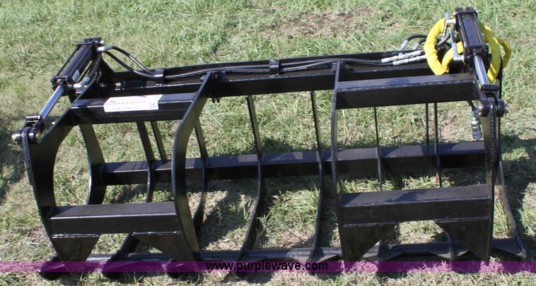 image for item H9881 Wildkat 66" root grapple skid steer attachment