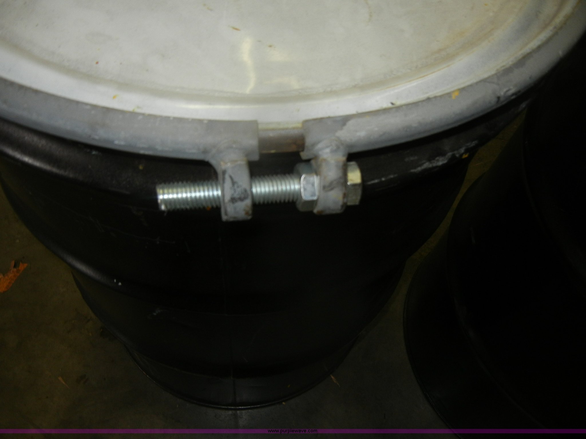 (2) 55 gallon drums of Sherwin Williams hotline traffic paint in Olathe, KS Item AB9881 sold