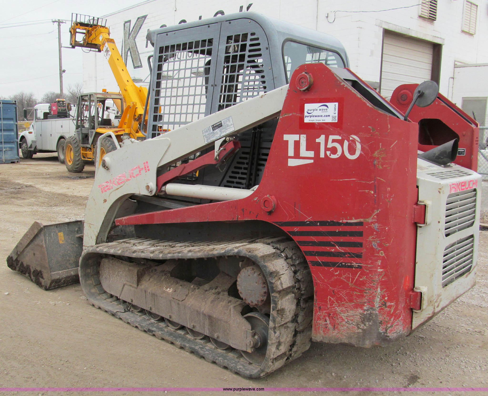 2005 Takeuchi TL150 track skid steer in Kansas City, MO Item E5854