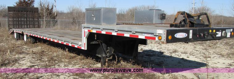 image for item E7028 2009 Ledwell LW53DD-SPRD 53' drop deck trailer