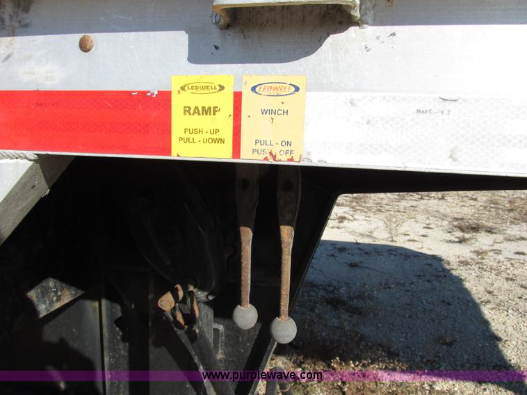 image for item E7028 2009 Ledwell LW53DD-SPRD 53' drop deck trailer