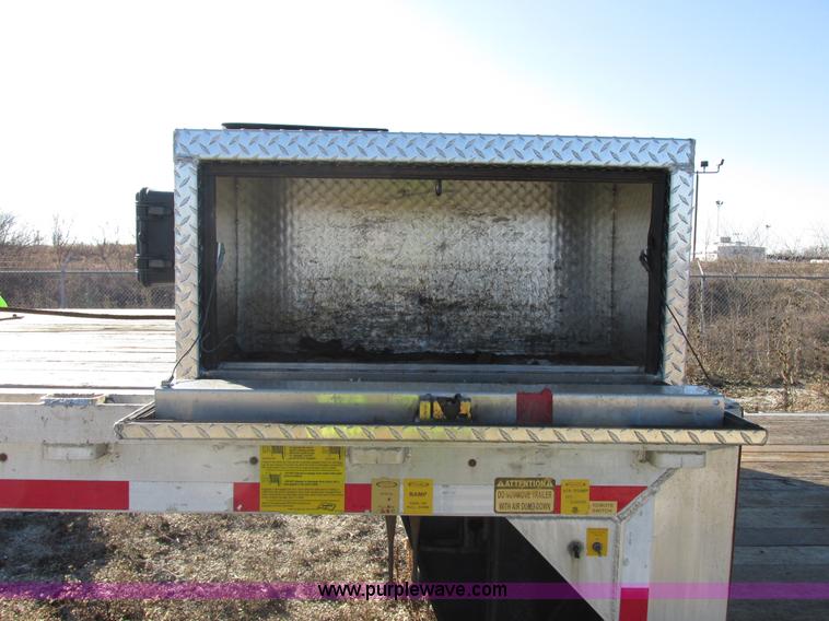 image for item E7028 2009 Ledwell LW53DD-SPRD 53' drop deck trailer