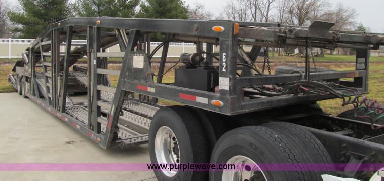 image for item D7023 2008 Wally-Mo H-8CC tandem axle car trailer