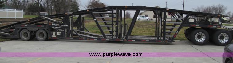 image for item D7023 2008 Wally-Mo H-8CC tandem axle car trailer