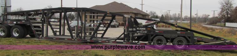 image for item D7023 2008 Wally-Mo H-8CC tandem axle car trailer