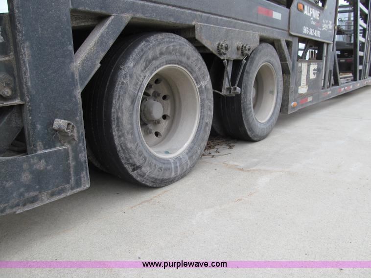 image for item D7023 2008 Wally-Mo H-8CC tandem axle car trailer