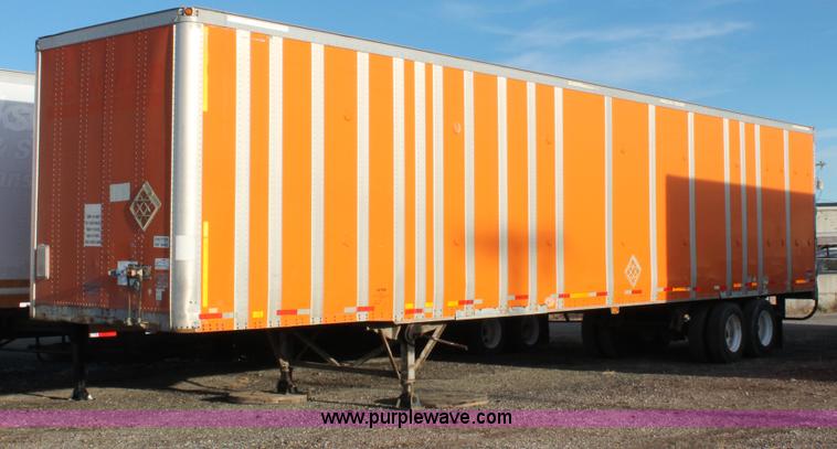 image for item E2805 1993 Wabash 48' enclosed dry van trailer