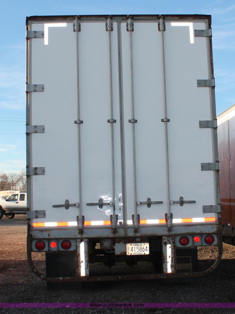 image for item E2805 1993 Wabash 48' enclosed dry van trailer