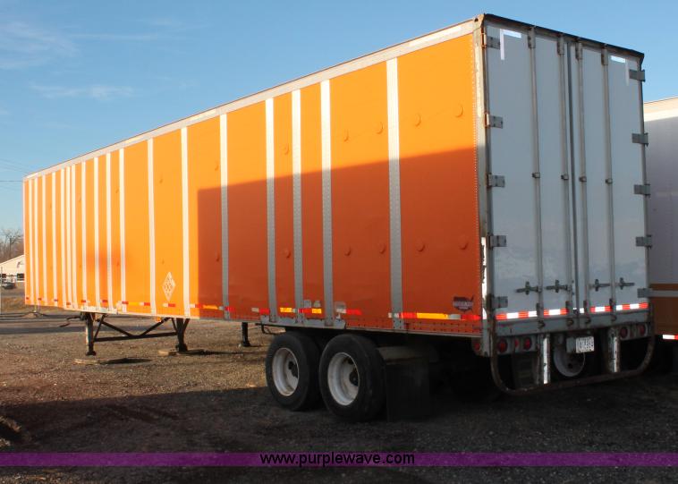 image for item E2805 1993 Wabash 48' enclosed dry van trailer